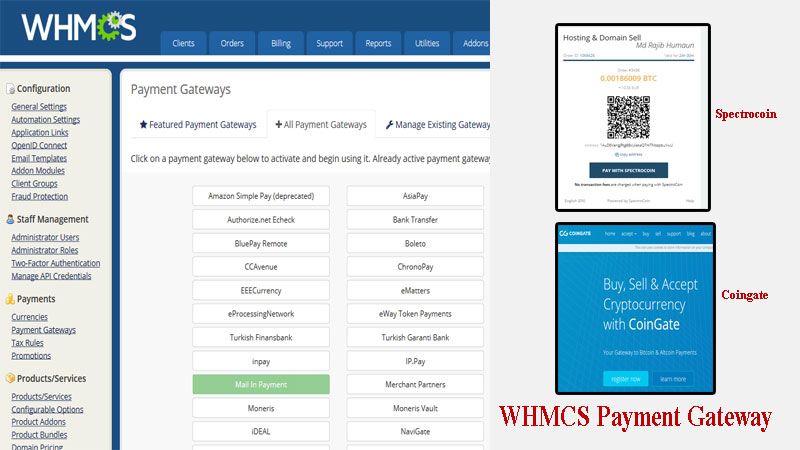 How To Setup Whmcs Bitcoin Payment Gateway Cryptooa Com - 