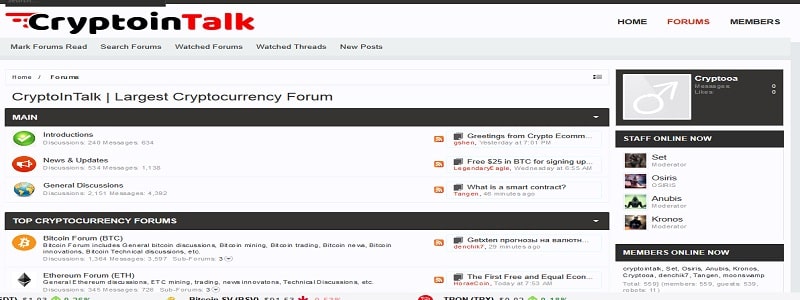 Cryptointalk forum