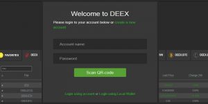 Deex Exchange Account