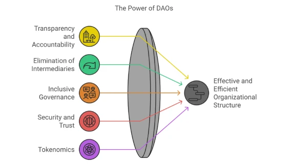 The Power of DAOs