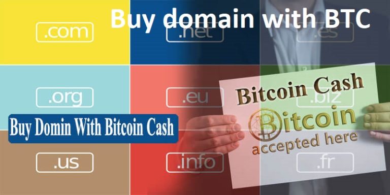 Buy Domain with Cryptocurrency And BTC